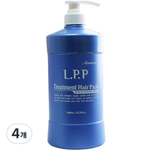 오로라 LPP 트리트먼트 헤어팩, 1000ml, 4개