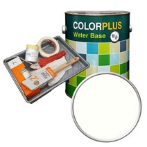 노루페인트 컬러플러스 페인트 4L + 도구 세트, 1세트, 웜화이트