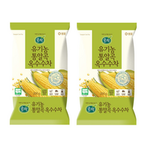 순작 유기농 통알곡 옥수수차, 2개, 500g