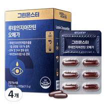 그린몬스터 루테인지아잔틴 오메가3, 30캡슐, 4개, 30정