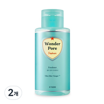 에뛰드 원더포어 프레쉬너 토너, 500ml, 2개