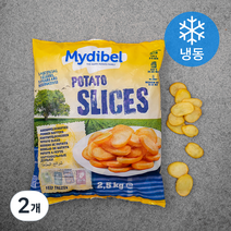 마이디벨 슬라이스 벨지안 프라이 감자튀김 (냉동), 2.5kg, 2개