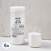 씻어나온 국내산 쌀 가루, 800g, 6통
