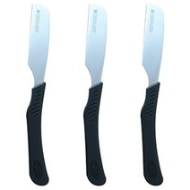 그레이거 전문가용 안전이용도 일자형 면도기 핸들 GR-100B, 1개입, 3개