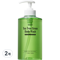 원료공방 티트리 그린 바디워시, 500ml, 2개