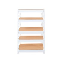 스피드랙 V2 선반 5단 600 x 300 x 1200 mm, 화이트(앵글)