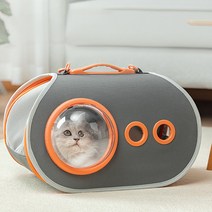 누리펫 반려동물 우주선 이동가방, 그레이
