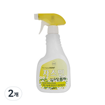 허브플러스 3배 고농축 섬유탈취제 자스민 본품, 500ml, 2개