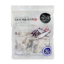 해통령 디포리 해물다시팩, 18g, 30개