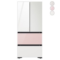 [색상선택형] 삼성전자 비스포크 프리스탠딩 김치냉장고 플러스 방문설치, RQ48A9402AP, 글램 핑크