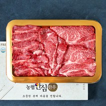 농협안심한우 1등급 등심 500g + 부채살 150g + 업진살 150g + 채끝 200g 채반 선물세트 2호 (냉장), 1세트