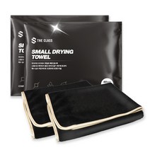 더클래스 물기 제거용 드라잉 타월 소형, 혼합색상, 2개