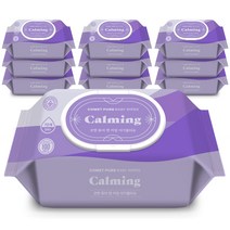 코멧 퓨어 카밍 아기물티슈, 100매, 10팩