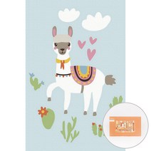 아트조이 DIY 명화그리기 10 x 15 cm, 개구쟁이 라마