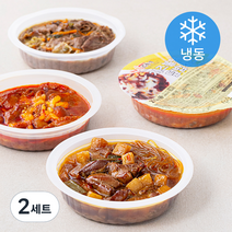 한끼의품격 한품 덮밥소스 C 소불고기 210g + 치즈불닭 210g + 매콤히로미찌 찜닭 250g 세트 (냉동), 2세트