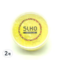 슬코 슬라임 베이스 210ml, 2개, 노랑
