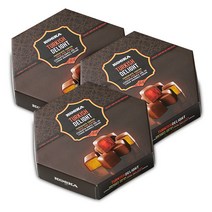 코스카 초콜릿 코티드 터키쉬딜라이트 젤리 로즈 앤 레몬, 140g, 3개