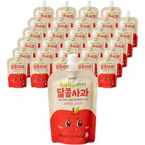 아올다 헬로아이 달콤사과 주스 100 ml, 사과맛, 40개