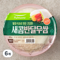 풀무원 새콤반달무쌈, 300g, 6개