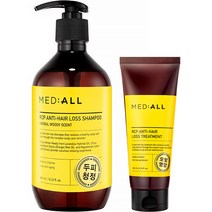 메디올 알시피 안티 헤어 로스 우디향 샴푸480ml+트리트먼트200ml, 1세트
