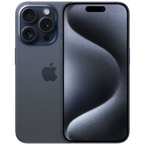 Apple 정품 아이폰 15 Pro 자급제, 블루티타늄, 128GB