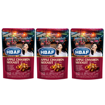 HBAF 넛츠앤스낵스 애플 시나몬믹스넛, 190g, 3개