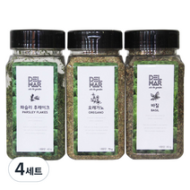 딜리셔스마켓 허브향신료 파슬리 40g + 바질홀 80g + 오레가노홀 70g, 4세트
