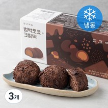 청년떡집 범벅초코 크림떡 (냉동), 360g, 3개