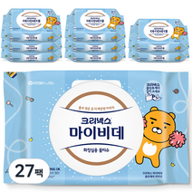 뉴 크리넥스 마이비데 클린케어 카카오 캡형, 40매, 27팩