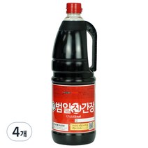 범일 진간장, 1.7L, 4개