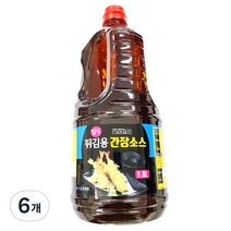 이엔 일식 튀김용 간장 소스, 1.8L, 6개