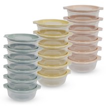 제오닉 라이스나이스 냉동 밥 보관 용기 420ml 삼색, 18개, 단품