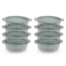제오닉 라이스나이스 냉동 밥 보관 용기 420ml 민트, 8개, 8개