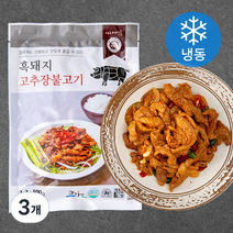 어멍돈 흑돼지 고추장불고기 (냉동), 500g, 3개