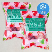 [마샤딸기] 딜라잇가든 국산 딸기 (냉동), 1kg, 2개