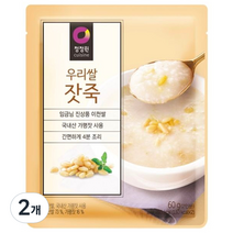 청정원 우리쌀 잣죽, 60g, 2개