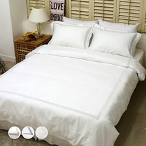 마마즈홈 이집시안 80수 호텔 침구 이불 풀세트, 실버