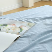 데이메이드 패브릭 면 68 / 68 30수 피그먼트 바이오 광목 원단, 미스티블루