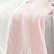 살포시 3중직 거즈 홑이불, 라이트 핑크