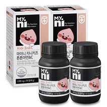 일동제약 마이니 지니키즈 튼튼아연 C 45g, 30정, 2개