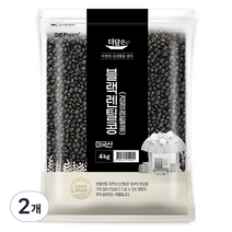 더담은 미국산 블랙렌틸콩 검정렌틸콩, 2개, 4kg