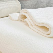 속까지 순면 60수 목화솜 침대패드, 화이트