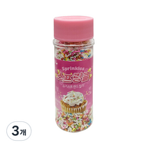 브레드가든 슈가 스트랜드 칼라 스프링클, 55g, 3개