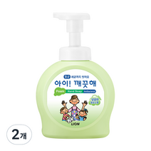아이깨끗해 향균 거품 핸드솝 청포도, 2개, 490ml
