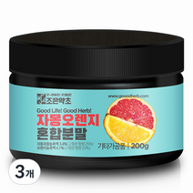조은약초 자몽오렌지 혼합분말, 200g, 3개