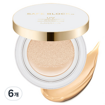 미샤 세이프 블록 RX 커버 톤업 선 쿠션 SPF50+ PA++++, 14g, 6개