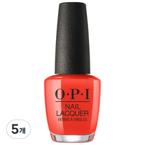 오피아이 네일락커 매니큐어, L22, 5개, 15ml