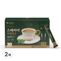 맥널티커피 스테비아 커피믹스, 30개입, 2개