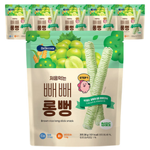 베베쿡 처음먹는 빼빼롱뻥 30g, 청포도, 6개