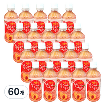 동원 청수연 복숭아녹차 음료, 340ml, 60개